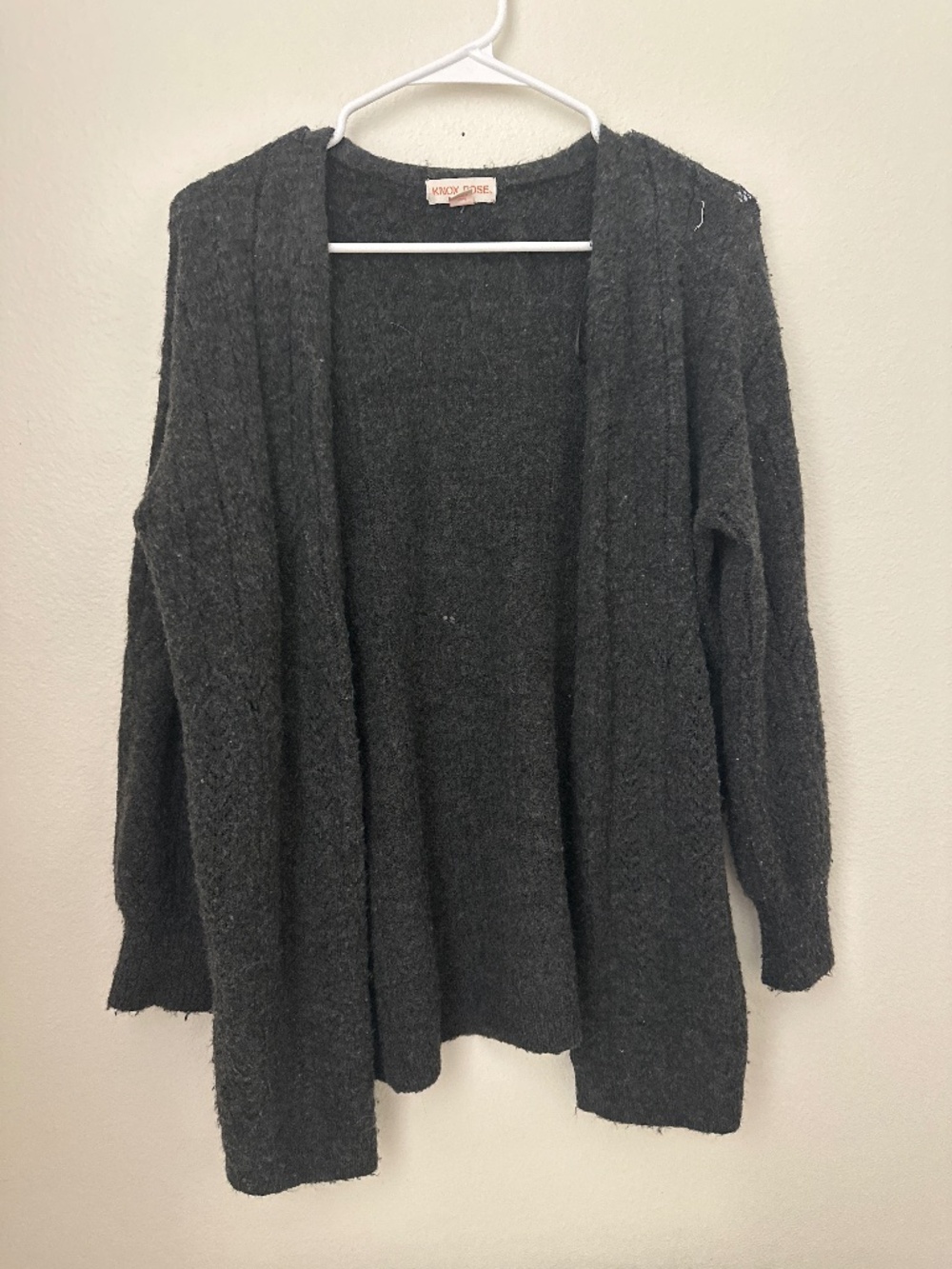 Grey cardigan